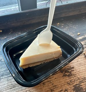 Daiya cheesecake   at Taco Boys  in San Francisco