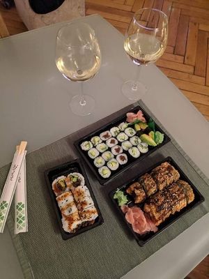 Sushi box  at Little Geisha Can Cook in Budapest