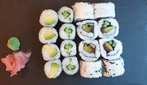 Vegan Sushi Collections at Little Geisha Can Cook in Budapest