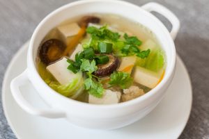 Thai Wellness Soup for Veganers :) at Little Geisha Can Cook in Budapest
