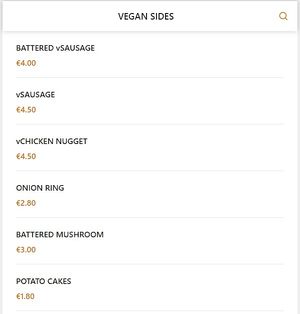 Sides at VeGrill - Pop up in Dublin