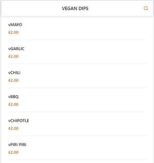 Dips at VeGrill - Pop up in Dublin