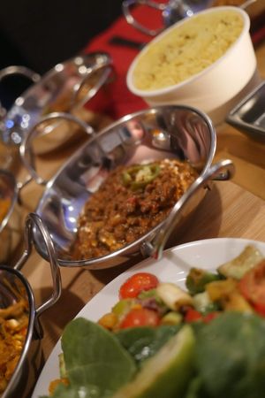 Thaali feast at  Honest Supper Club in Leeds
