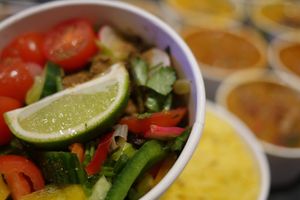 Gunpowder salad at  Honest Supper Club in Leeds