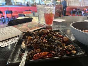 You can add tofu to the amazing Brussels sprouts turning it into a meal   at P.F. Chang's in Wauwatosa