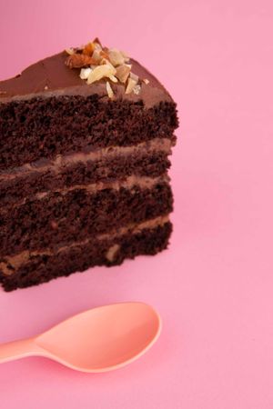 Triple Chocolate Cake (all desserts and gluten and refined sugar free!) at Silvi's in Bogota