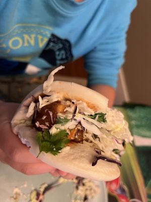 Tofu bao  at Khoe in Vancouver