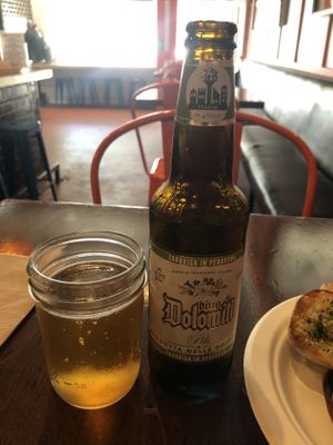 Crisp Italian beer at Brothers Meatballs in Hollywood