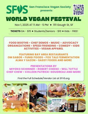  at San Francisco Vegan Society in San Francisco