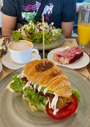   at Café Montenegro in Santiago