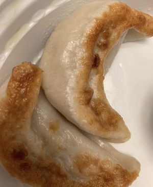 Vegan vegetable dumplings  at Golden Star in Medford