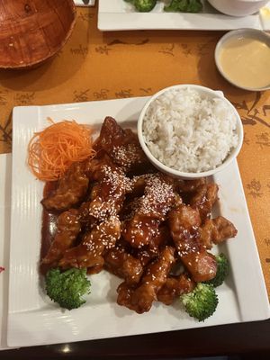 Sesame chicken   at Golden Star in Medford