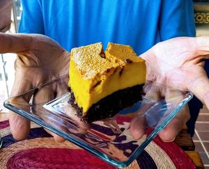 Pastel Imposible at Cinnamon Veggie in Cuernavaca