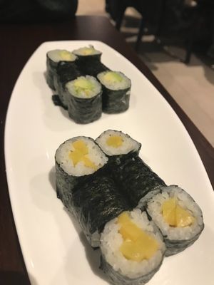 Vegan maki at Mitica in Padua