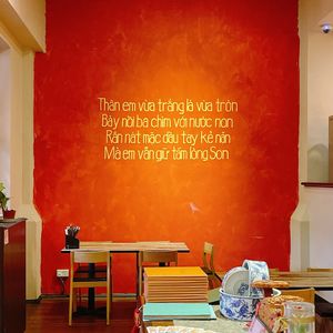 I dont uds this hahaha but pretty vietnamese wordingsss at Red Sparrow in Central Singapore