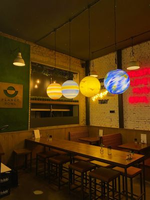 Interiror design at Planet Bowl in Berlin