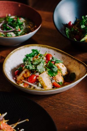 Glas noodle salad with Tofu at Planet Bowl in Berlin