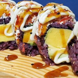 Purple Rice Unagi at Sakana in Kensington