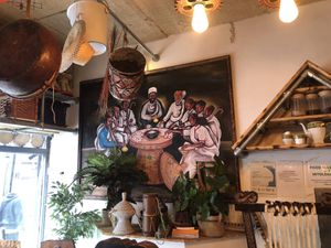 Artwork at Rhoda in South West London