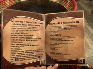 Menu   at Rhoda in South West London