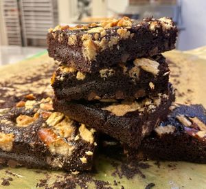 Brownie bombs at Ave 26 Vegan in Los Angeles