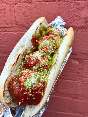 Meatball Sub at Ave 26 Vegan in Los Angeles