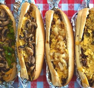 Family of our vegan cheesesteaks. at Ave 26 Vegan in Los Angeles