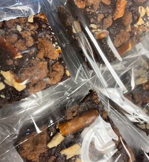 Brownie Bombs...all dressed up at Ave 26 Vegan in Los Angeles