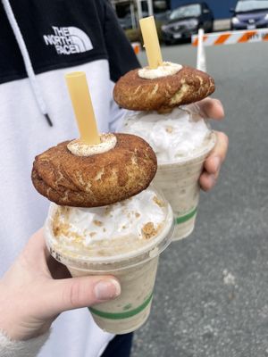 Snickerdoodle shakes  at Veg Out - Food Truck in Surrey