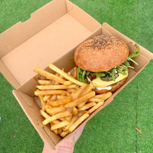 The Brian Burger at Twinkle Town  in Port Douglas