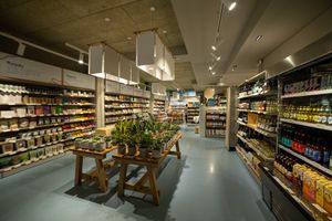 Shelves full of beautiful independent brands at OTOTO Amzei  in Bucharest