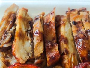 The roasted chicken at Yi Xiang Vegetarian - 異香素食 in Central Singapore