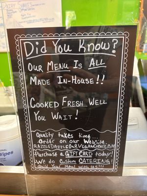   at Our Vegan Corner in Syracuse