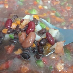 Black Bean Soup at Our Vegan Corner in Syracuse
