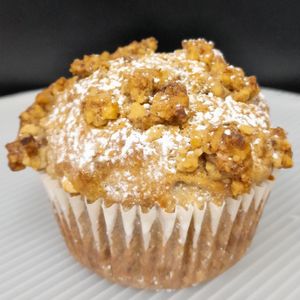Limited Special Muffins! (Shown in Banana Walnut style) (Scratch made in-house.) at Our Vegan Corner in Syracuse