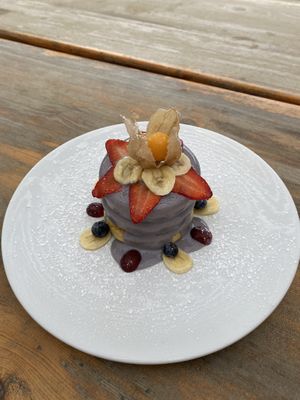 Fluffy pancakes  at Origin Cafe in Noord