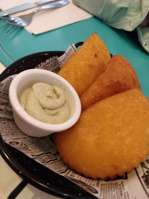 Empanadas at Origin Cafe in Noord