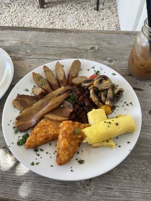 Royal breakfast at Origin Cafe in Noord