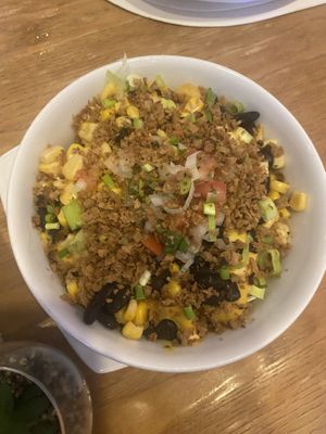 Loaded fries  at Origin Cafe in Noord