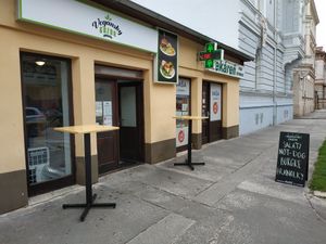 Street side view at Vegánsky Gazda in Trencin