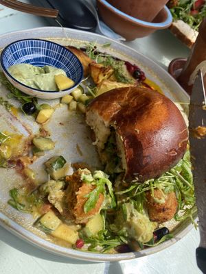 Jackfruit burger at Das Sündikat in Thun
