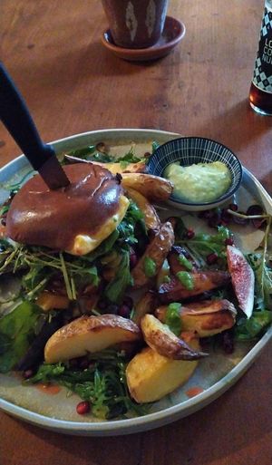 Jackfruit Burger at Das Sündikat in Thun
