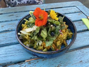 Rice - curry - vegetable  at Das Sündikat in Thun