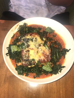 Zucchini lasagna  at Flower Child in Oklahoma City