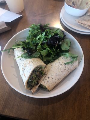 The rebel - steak wrap at Flower Child in Oklahoma City