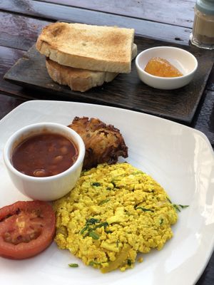Vegan breakfast   at Slam Dunk Sandwich Co in Siem Reap