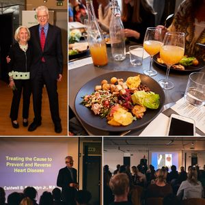 Mood pictures from talk tour with Dr. Cadwell Esselstyn in Denmark, Spring 2019. at Vegetarian Society of Denmark in Copenhagen