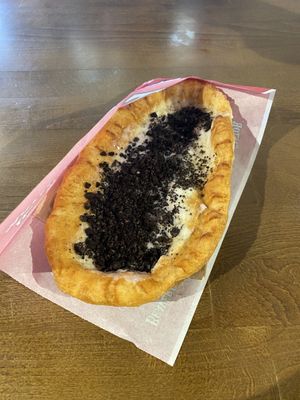 Vegan coco vanill'  at BeaverTails in Jasper