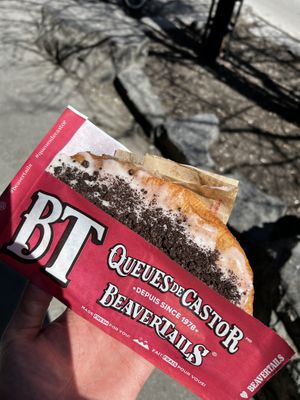   at BeaverTails in Banff