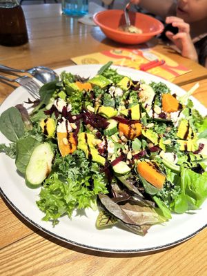 I like the new salad options. While kids enjoyed their Pizza, I was also very happy and full with my salad. Love the vinaigrette dressing.   at Pizza Express - Central in Hong Kong Island